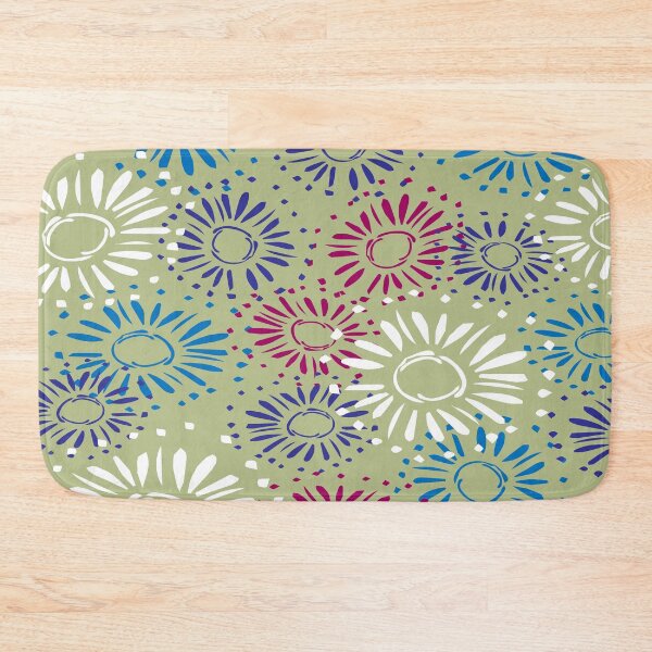 Item preview, Firework Garden (Sage Green) designed and sold by ClubCreativeArt.