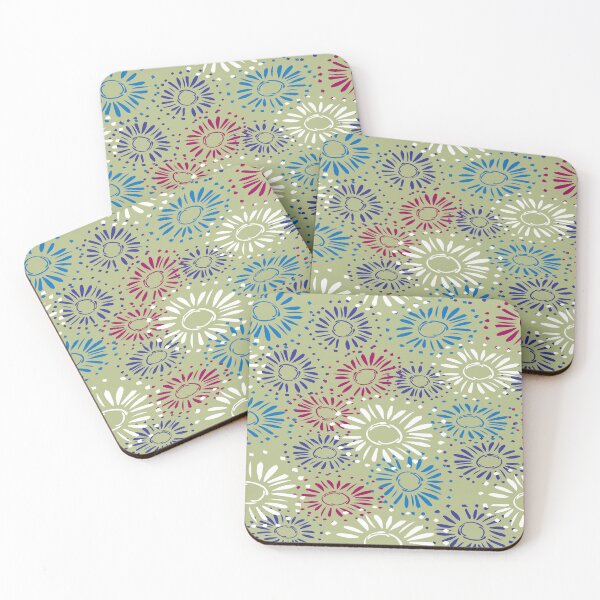 Item preview, Firework Garden (Sage Green) designed and sold by ClubCreativeArt.