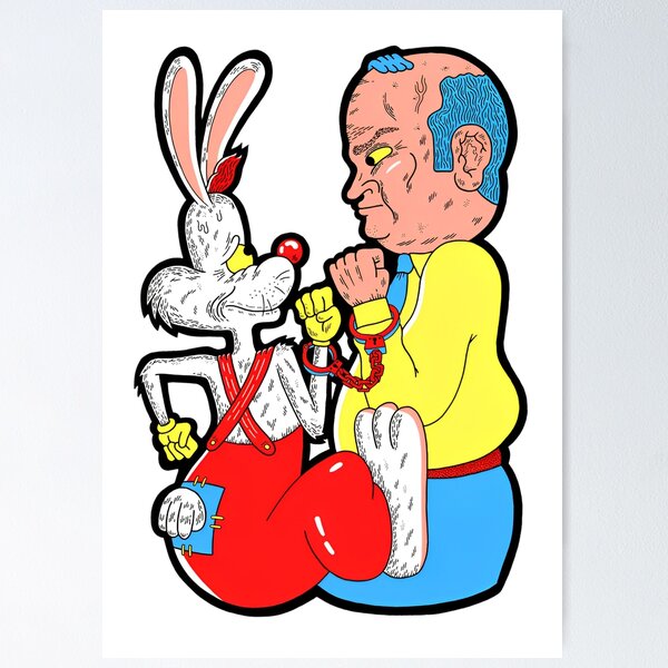 Jessica Rabbit Roger Rabbit Betty Boop Poster