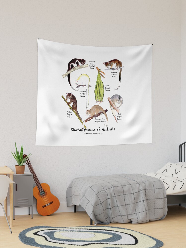 Thumbnail 1 of 3, Tapestry, Ringtail possums of Australia designed and sold by PaperbarkW.