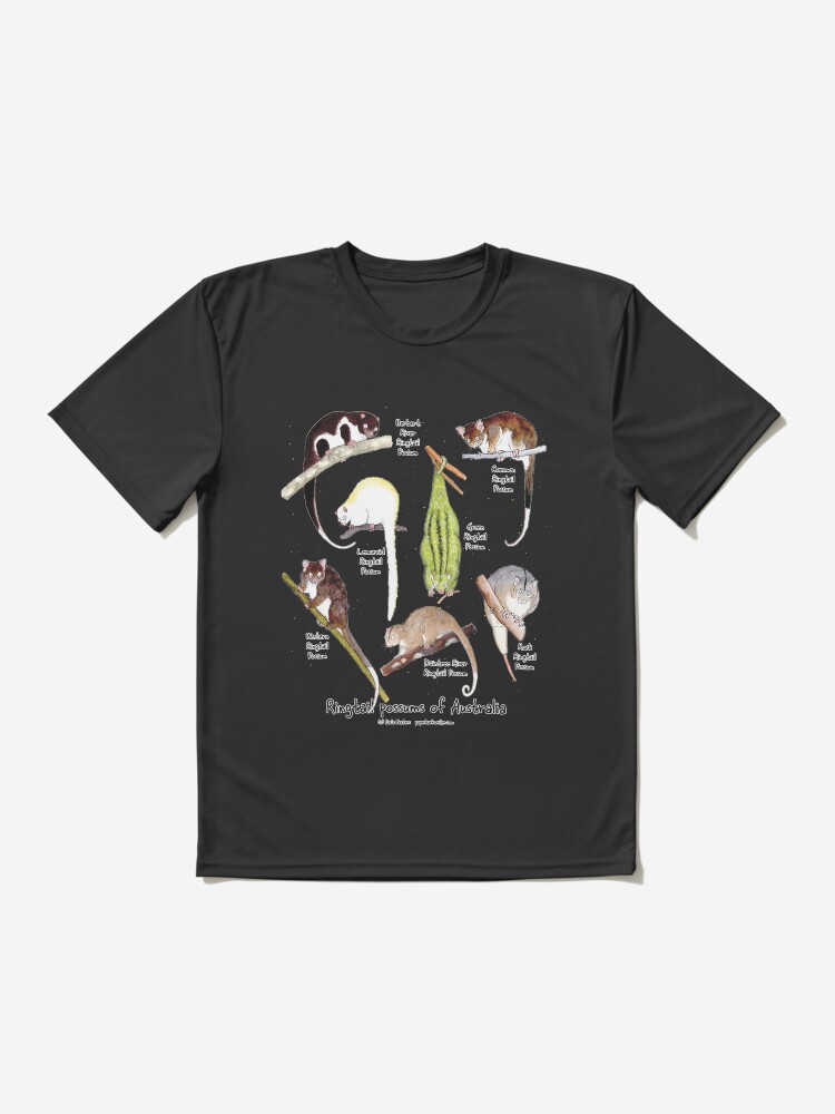 Thumbnail 2 of 7, Active T-Shirt, Ringtail possums of Australia designed and sold by PaperbarkW.