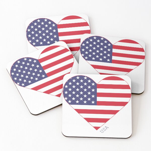 Item preview, July 4th USA Heart designed and sold by StarDash-world.