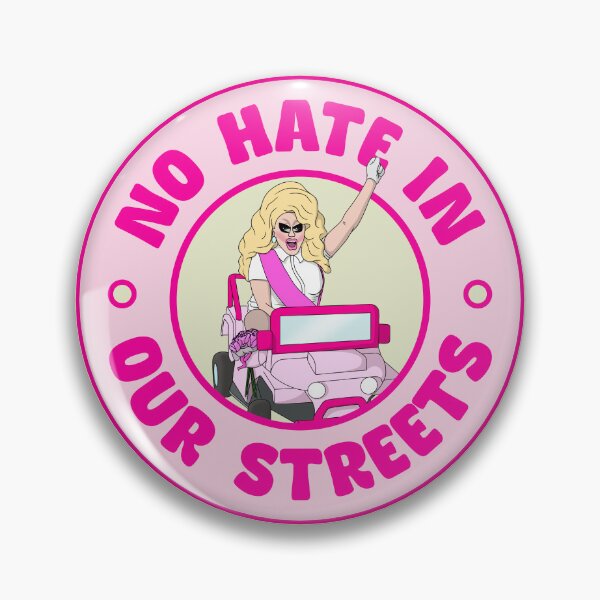 Item preview, No Hate In Our Streets - Support Drag Queens designed and sold by Picket Club.