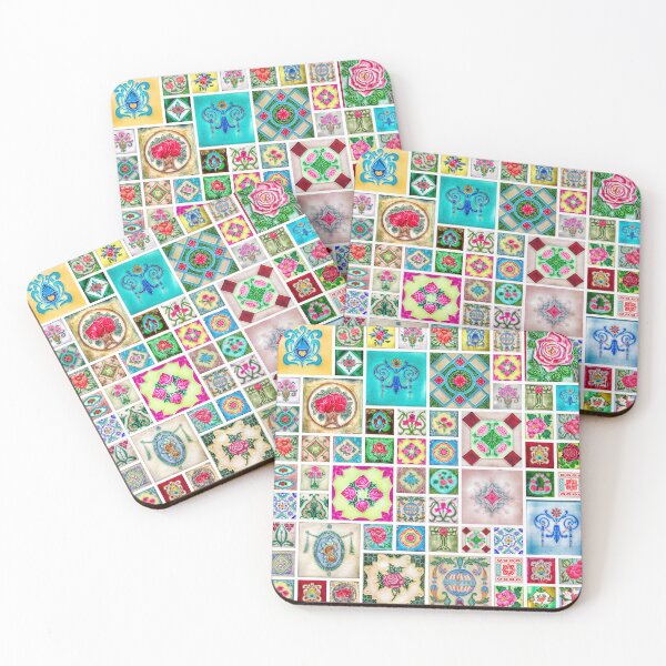 Item preview, Singapore, Peranakan Tiles, composite 6 designed and sold by John Seaton Callahan.