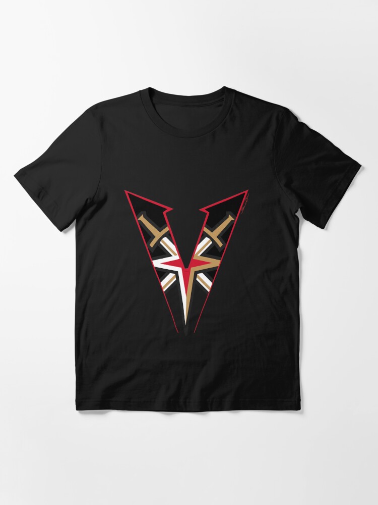 Vegas Golden Knights Sword Star V Logo Essential T-Shirt for Sale by  PeachPieArt
