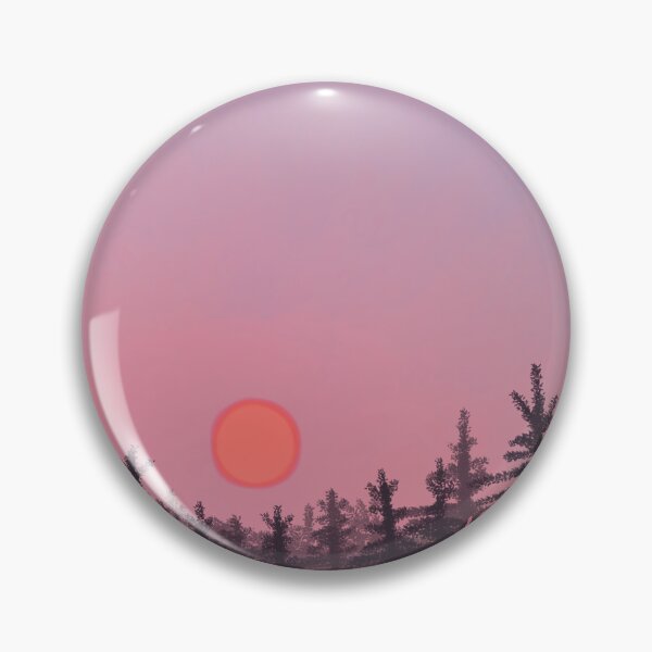 Item preview, Red Disk Sunset designed and sold by stickerbyginger.