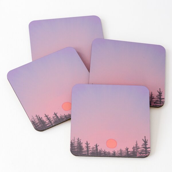 Item preview, Red Disk Sunset designed and sold by stickerbyginger.