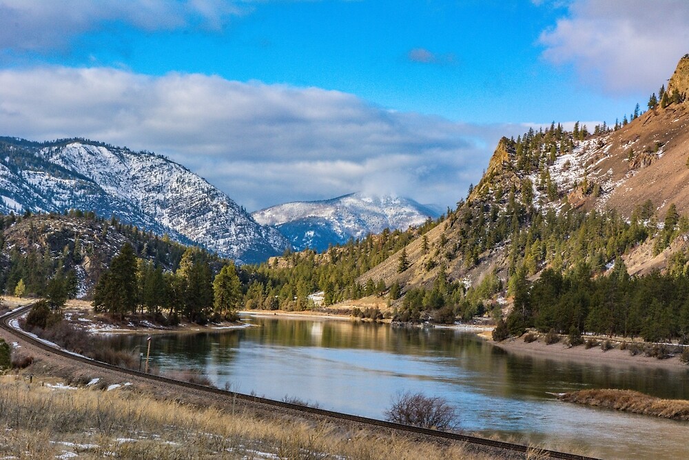 "The Flathead River at Mile Marker 93, Sanders County, Montana, USA" by