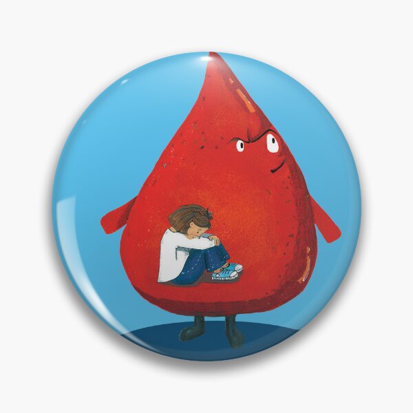 Item preview, Little Mari inside a drop of tomato sauce designed and sold by Claudia Affonso.