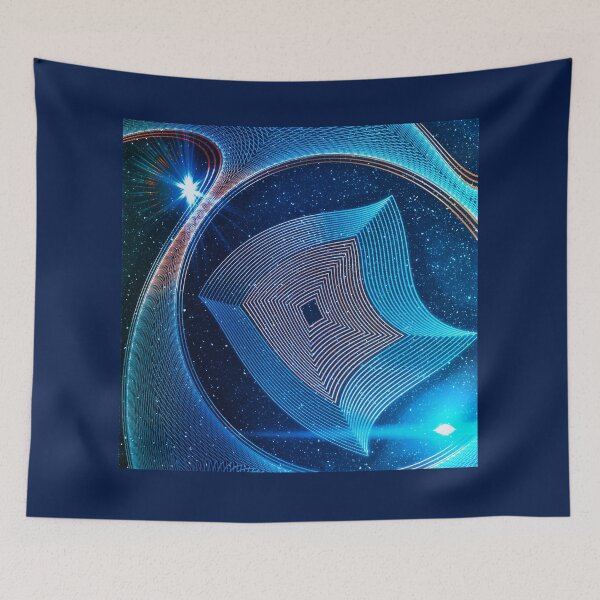 Artikelvorschau, Weltraumthema Blau – Portal entworfen und verkauft von seeitknowit.