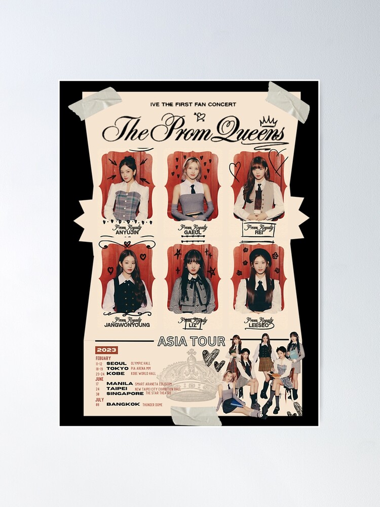 IVE The Prom Queen Asia Tour | Poster