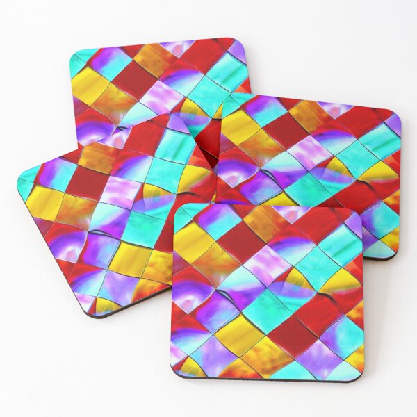 Item preview, Abstract Colorful Pearl Shell Diamond Pattern designed and sold by calibrit.