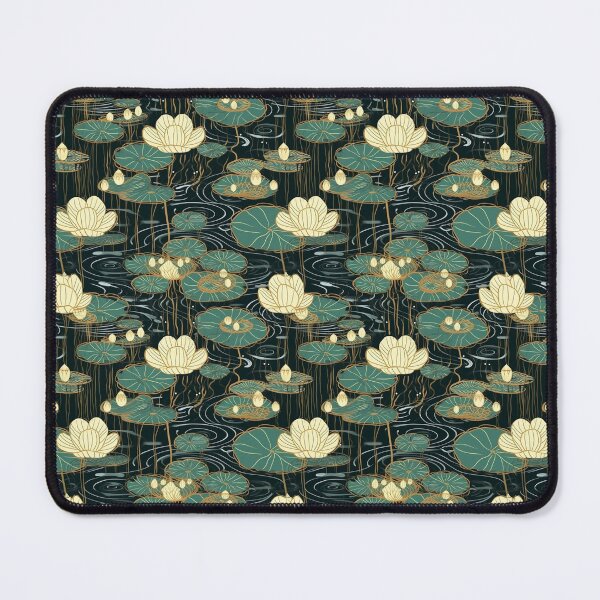 Item preview, Art Deco Lilypads designed and sold by HoppyPrints.