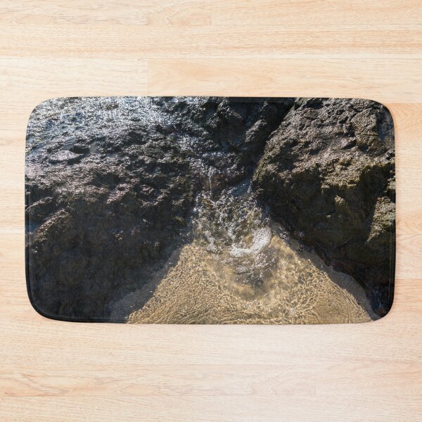 Item preview, Rough Stone and Sun Sparkles - Sea Wave Breaking over Rocks designed and sold by Georgia Mizuleva.