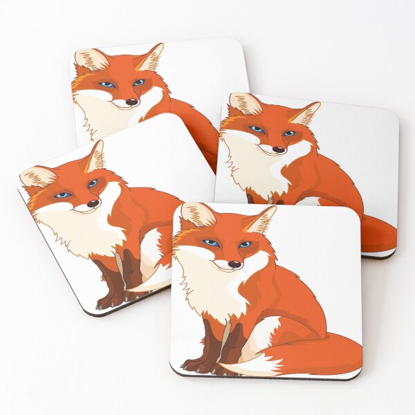 Item preview, white bellied orange fox tail curls sitting designed and sold by Cassie-Design18.