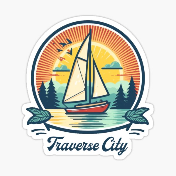 Item preview, Traverse City Sailboat Design designed and sold by TuckersDesigns.