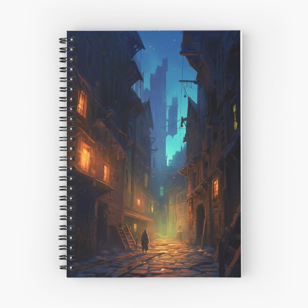 Item preview, Mystic Whispers: Unraveling the Enigma in Moonlit Alleys designed and sold by oanaunciuleanu.