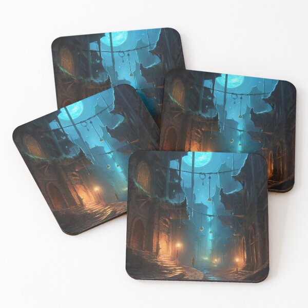 Item preview, Mystic Whispers: Unraveling the Enigma in Moonlit Alleys designed and sold by oanaunciuleanu.