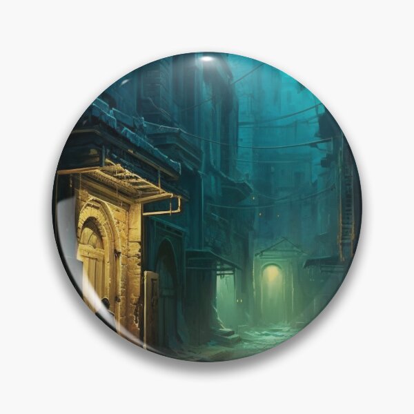 Item preview, Mystic Whispers: Unraveling the Enigma in Moonlit Alleys designed and sold by oanaunciuleanu.