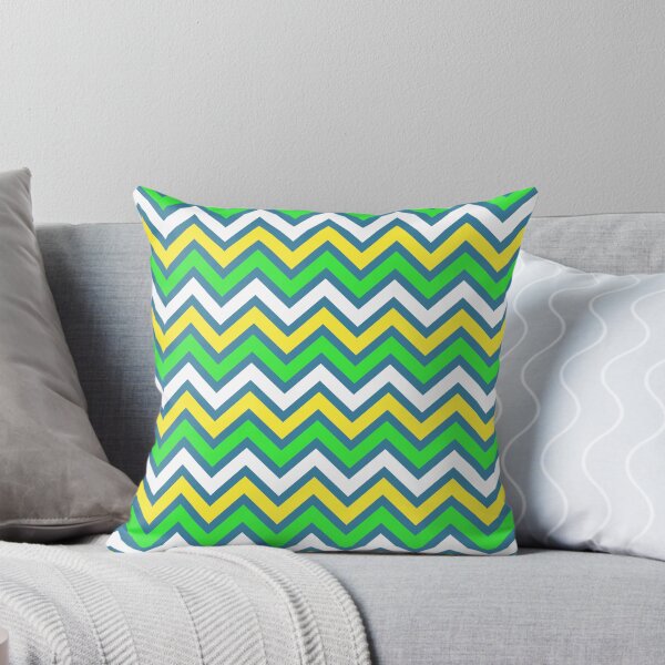 Item preview, Chevron Pattern. Green yellow white color designed and sold by Aetherier.