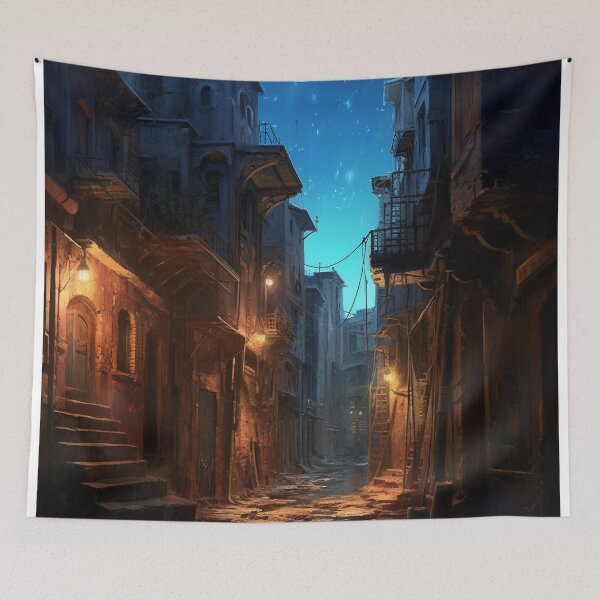 Item preview, Mystic Whispers: Unraveling the Enigma in Moonlit Alleys designed and sold by oanaunciuleanu.