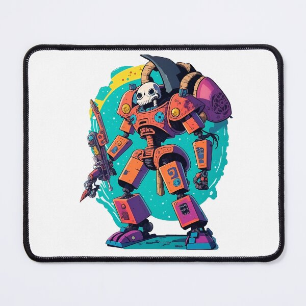 Item preview, Skele-Robot Cartoon Style designed and sold by mukraker.