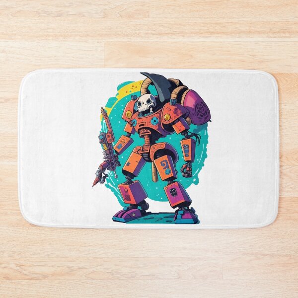 Item preview, Skele-Robot Cartoon Style designed and sold by mukraker.