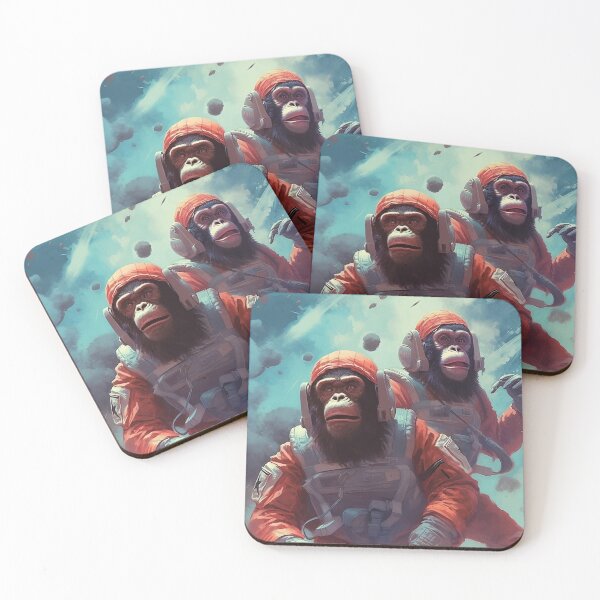 Item preview, Apes In Space designed and sold by WarmBreeze1.
