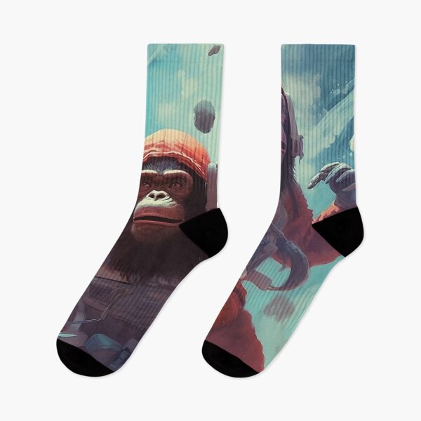 Item preview, Apes In Space designed and sold by WarmBreeze1.