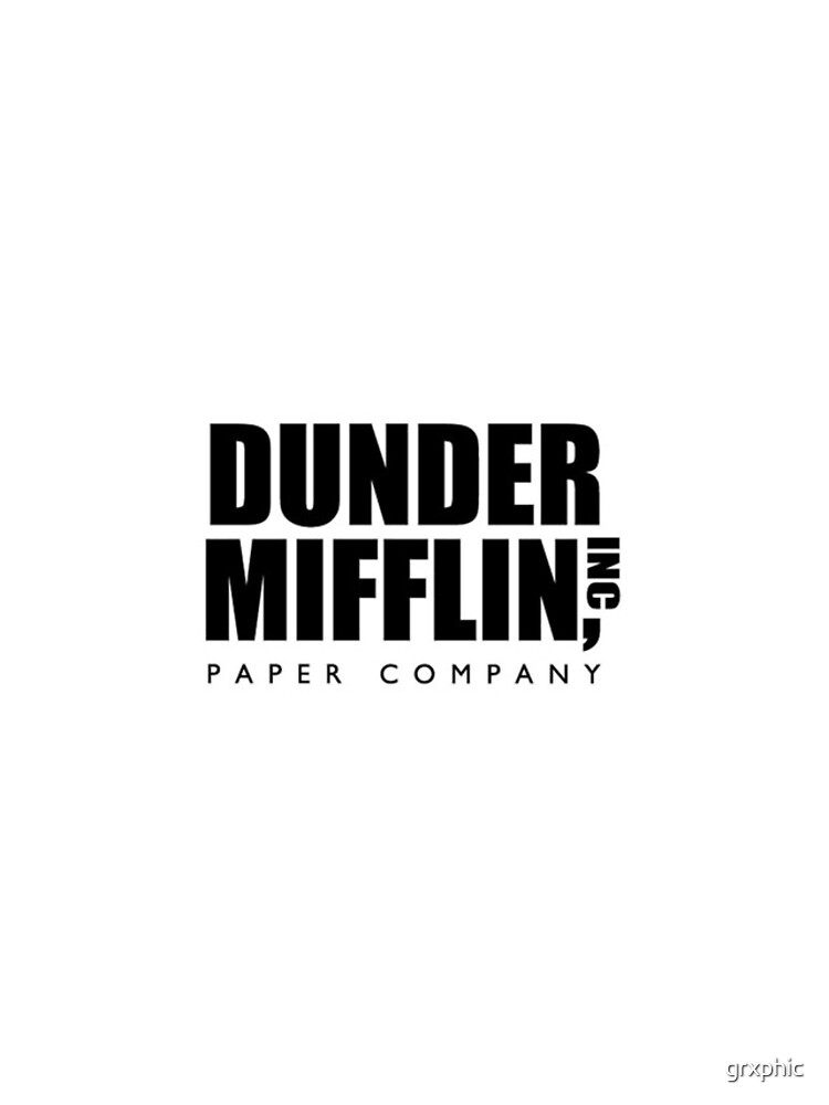 "Dunder Mifflin Paper Company" iPhone Case for Sale by grxphic Redbubble