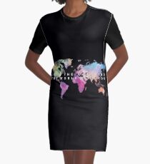 Love the world and the world loves you T-Shirt Kleid