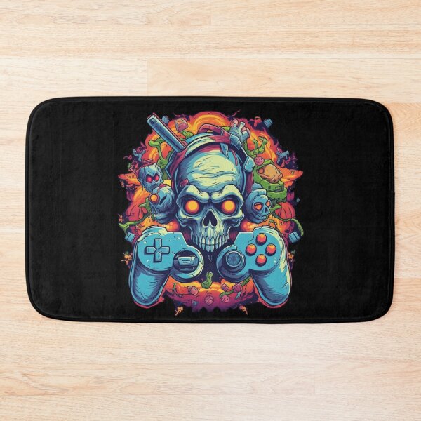 Item preview, Wacky Gamer Skull designed and sold by ttntt.