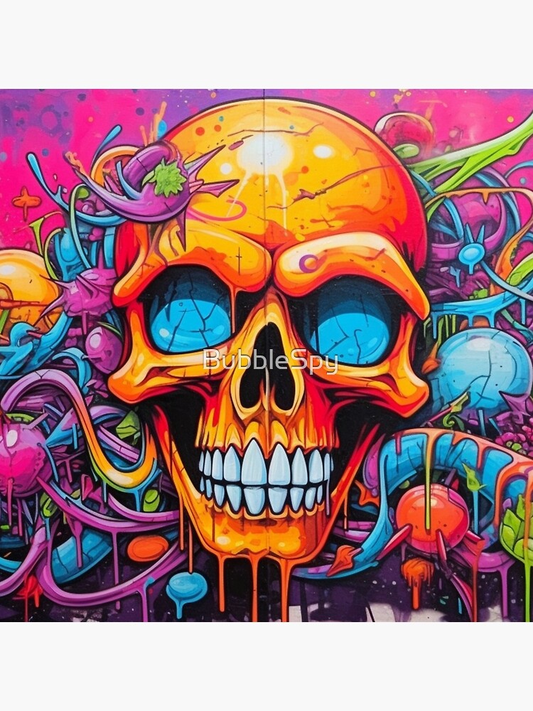 Music in graffiti art style | Premium Vector