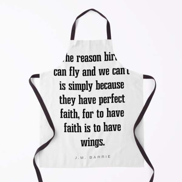 Item preview, To have faith is to have wings - J.M. Barrie Quote - Literature - Typography Print designed and sold by Studio Grafiikka.