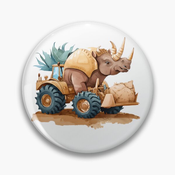 Item preview, Watercolor Dinosaur Car Ride designed and sold by DannasART.