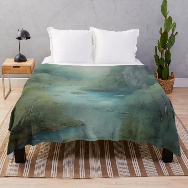 Item preview, Foggy Mountain Landscape 2 - Pintura china designed and sold by joejiing.
