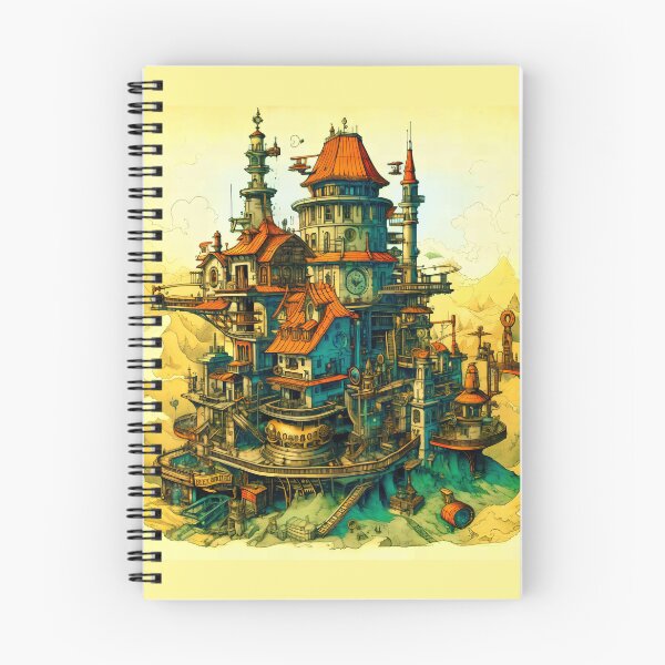 Item preview, Fantasy Steampunk Architecture designed and sold by entwithanaxe.