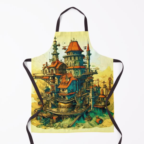 Item preview, Fantasy Steampunk Architecture designed and sold by entwithanaxe.