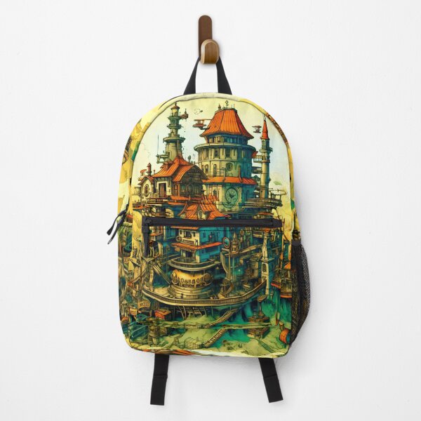 Item preview, Fantasy Steampunk Architecture designed and sold by entwithanaxe.