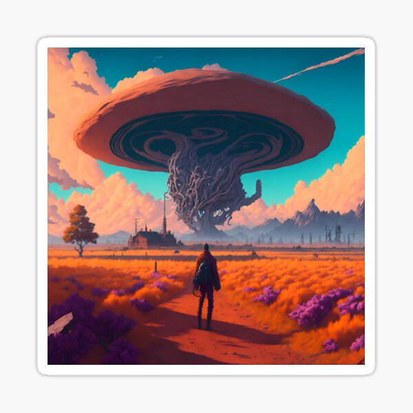 Item preview, Mind Flayer in the Sky designed and sold by Rob Rabinski.