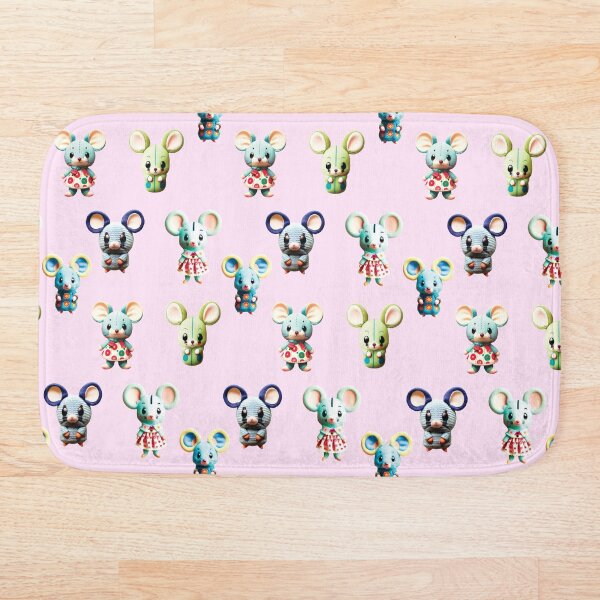 Item preview, Patrón lindo de ratones de ganchillo designed and sold by PixelChameleon.