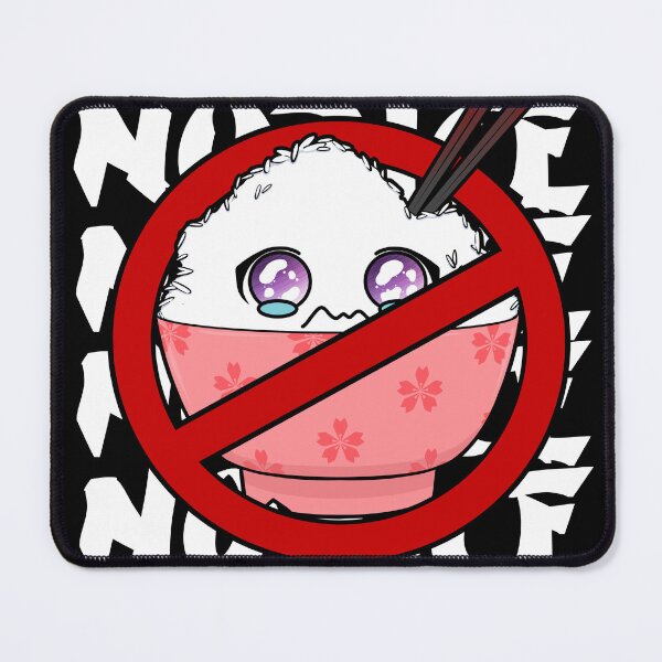 Item preview, No RICE (Race Inspired Cosmetic Enhancement) White on Black designed and sold by UPSTRM.