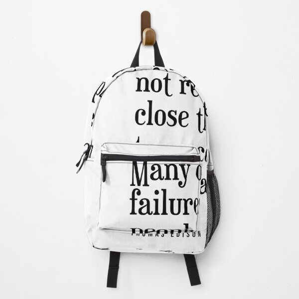 Item preview, Many of life's failures are people - Thomas A. Edison Quote - Literature - Typography Print designed and sold by Studio Grafiikka.