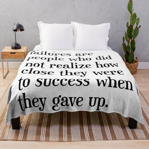 Item preview, Many of life's failures are people - Thomas A. Edison Quote - Literature - Typography Print designed and sold by Studio Grafiikka.