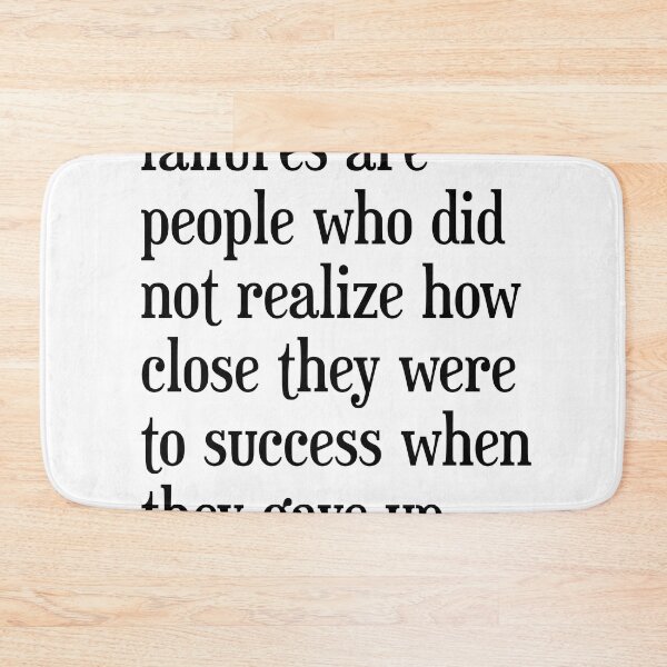 Item preview, Many of life's failures are people - Thomas A. Edison Quote - Literature - Typography Print designed and sold by Studio Grafiikka.