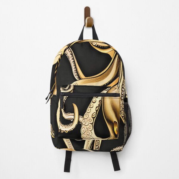 Item preview, Underwater Dreamer Metallic Gold Octopus designed and sold by purplesensation.
