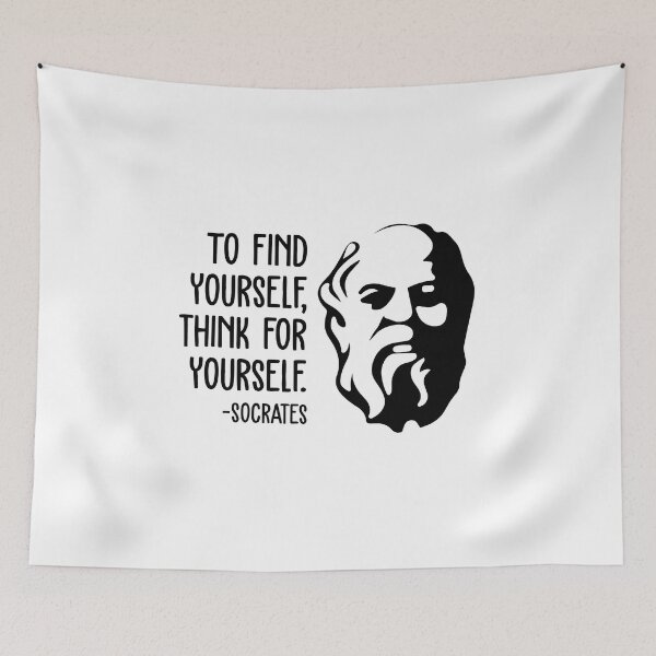 Item preview, Socrates Wisdom Quotes - Find Yourself designed and sold by CMTees.