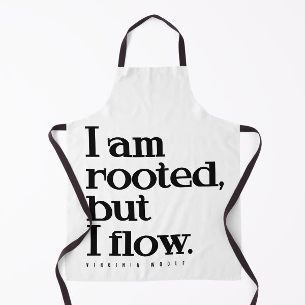 Item preview, I am rooted, but I flow - Virginia Woolf Quote - Literature - Typography Print designed and sold by Studio Grafiikka.