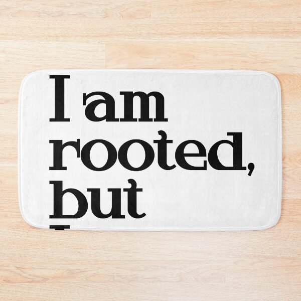 Item preview, I am rooted, but I flow - Virginia Woolf Quote - Literature - Typography Print designed and sold by Studio Grafiikka.