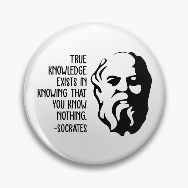 Item preview, Socrates Wisdom Quotes - True Knowledge designed and sold by CMTees.